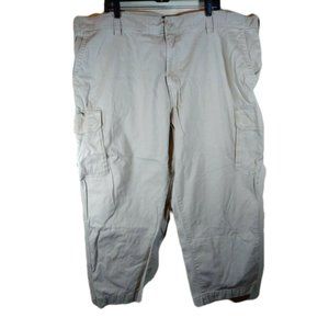Basic Editions Big Men's Cargo Pants Khaki Size 48 x 29